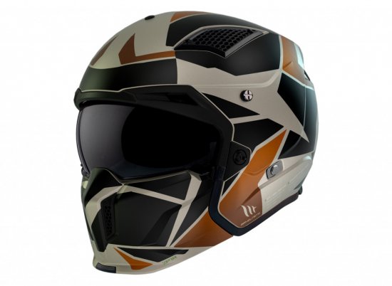 Trial helmet MT Helmets STREETFIGHTER SV S P1R B9 MATT BROWN XXL