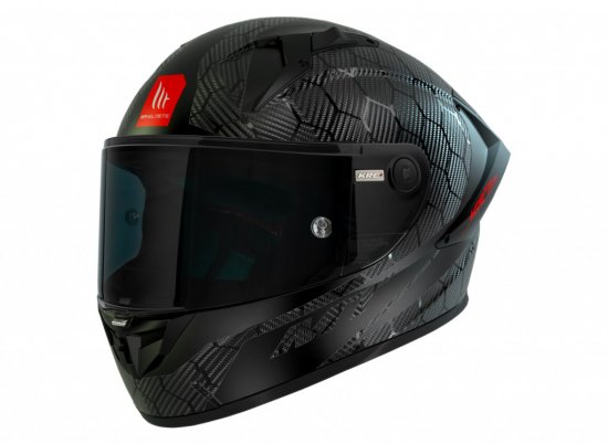 Full face helmet MT Helmets KRE+ S SOLID A11 GLOSS CARBON S