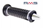 Hand grips RMS 184160330 black/silver end