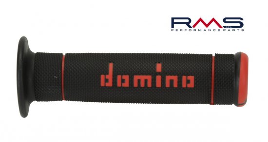 Hand grips DOMINO 184160510 black/red DOMINO