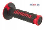 Hand grips DOMINO 184160620 black/red DOMINO