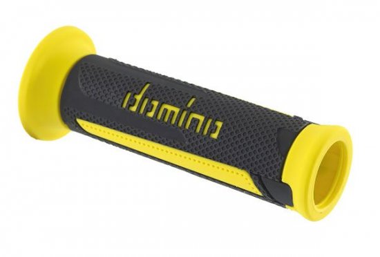 Hand grips DOMINO 184170020 TURISMO yellow/anthracite