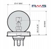 Bulb RMS 246510105 12V 45/40W, P45T white