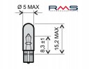 Bulb RMS 246510275 12V 2,3W, T5 white