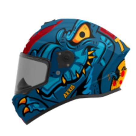 FULL FACE helmet AXXIS DRAKEN S dinotoon  matt XL