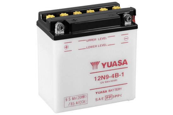 Conventional 12V battery with acid YUASA for DAELIM VT 125 Evolution (2000-2002)
