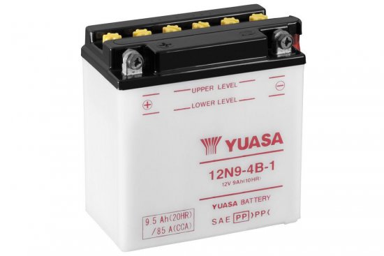 Conventional 12V battery NO ACID YUASA for DAELIM VT 125 Evolution (2000-2002)