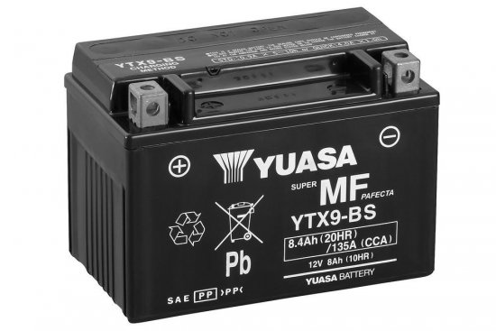 Factory activated battery YUASA YTX9