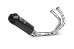 Full exhaust system 2x1 MIVV K.044.L3C OVAL Carbon / Carbon cap