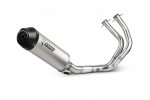 Full exhaust system 2x1 MIVV K.044.L4C OVAL Titan / Carbon cap