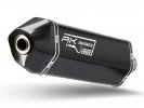 Full exhaust system 2x1 MIVV O.009.LRB SPEED EDGE Steel black