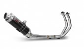 Full exhaust system 2x1 MIVV Y.045.LXB GP Steel Black d105