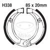 Brake shoe set EBC H338G grooved excluding springs