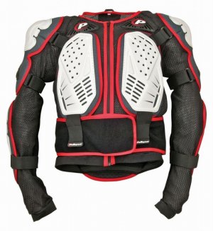 Body protection POLISPORT INTEGRAL XS white/black