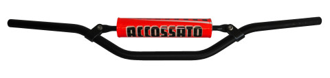 Handlebar ACCOSSATO aluminium, 22 mm black