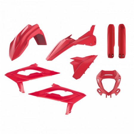 Plastic body kit POLISPORT 91374 Red