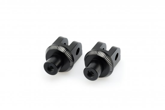 Footpeg adapters PUIG 9617N black