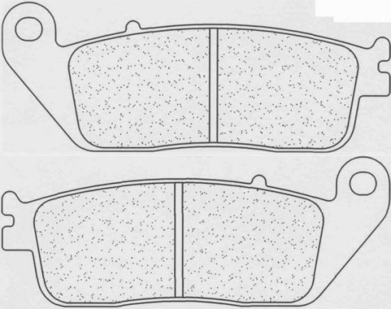 Brake pads CL BRAKES A3+ for DAELIM VT 125 Evolution (2000-2001)