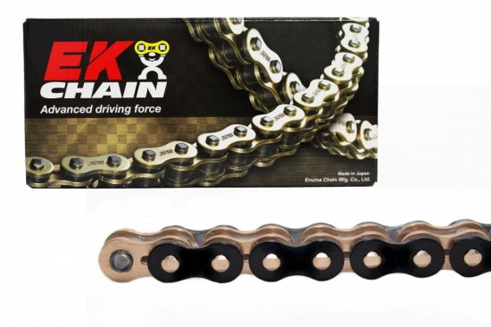 Premium QX-Ring chain EK 520 SRX2 480 L reel Black/Gold/GP