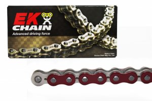 Premium QX-Ring chain EK 520 SRX2 120 L Mettalic Red