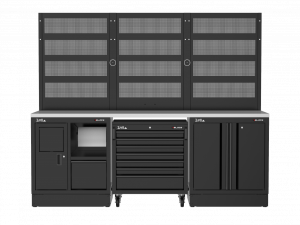 Workbench LV8 with stainless steel top