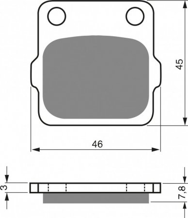 Brake pads GOLDFREN 007 S3