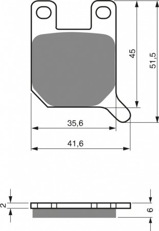 Brake pads GOLDFREN 008 AD