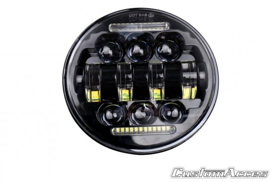 Headlight CUSTOMACCES HL0004N ALIEN black