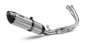 Full exhaust system 2x1 MIVV K.029.L7 SUONO Stainless Steel / Carbon Cap