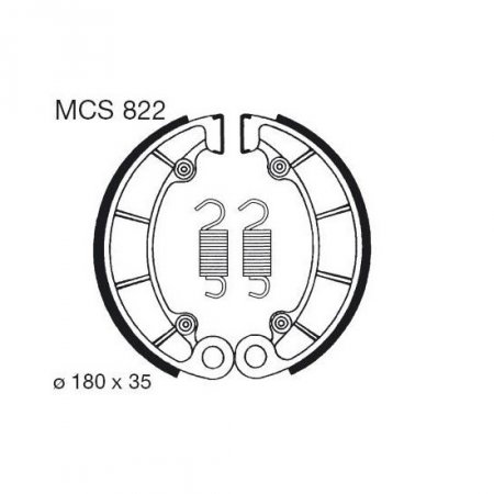 Brake shoes LUCAS MCS 822