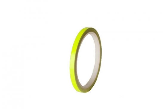 Rim strip PUIG yellow fluerescent 7mm x 6m (without aplicator) for DAELIM VT 125 Evolution