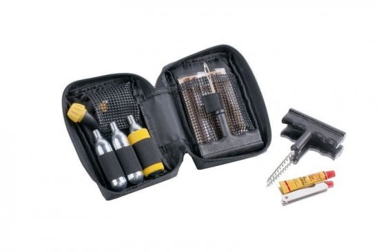 Tire repair kit PUIG black for DAELIM VT 125 Evolution (1998-2002)