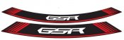 Rim strip PUIG 5989R GSR red set of 8 rim strips