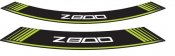 Rim strip PUIG 6561V Z800 green set of 8 rim strips