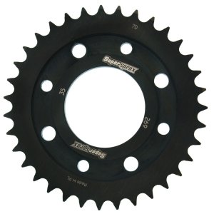 Rear sprocket SUPERSPROX RFE-269:35-BLK black 35T, 428