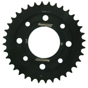 Rear sprocket SUPERSPROX RFE-269:36-BLK black 36T, 428