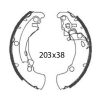 Rear brake shoes RMS 225120630 (set)