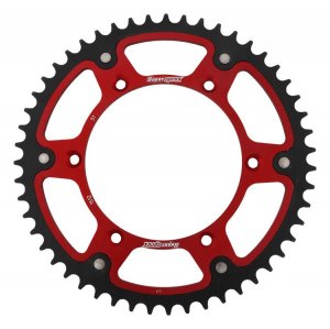 Rear sprocket SUPERSPROX STEALTH red 51T, 520