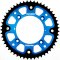 Rear sprocket SUPERSPROX STEALTH blue 51T, 428