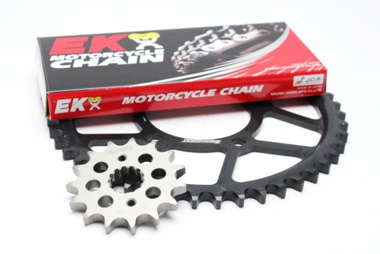 Chain kit EK ADVANCED EK + SUPERSPROX with SROZ chain -recommended for DAELIM VT 125 Evolution (1998-2002)