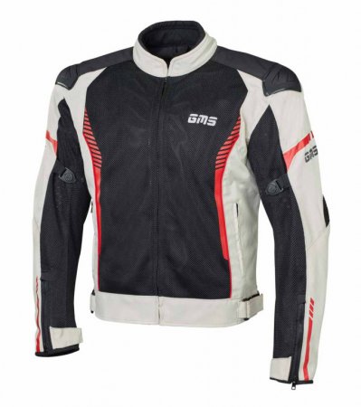 Jacket GMS ZG51005 SAMU MESH beige-red-black M