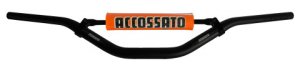 Handlebar ACCOSSATO aluminium, 28.5 mm black