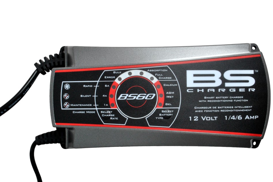 Chargeur de batterie pro-intelligent 12v 1a/4a/6a BS BS60